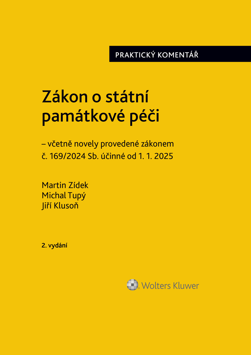 Praktický komentář zákona o státní památkové péči