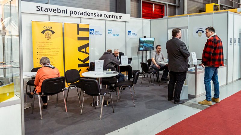 Na stánku ČKAIT bude v rámci veletrhu poskytováno stavební poradenství s odbornými konzultanty z praxe